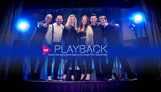 Playback - Superb Live Party Band - 6 Piece Band inc Sax