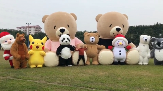 Giant cuddly friends 