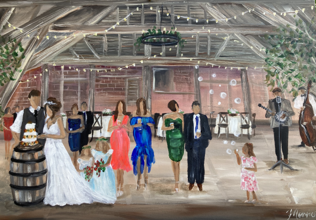 Paint my love story - Live Wedding painter  - Photo 2
