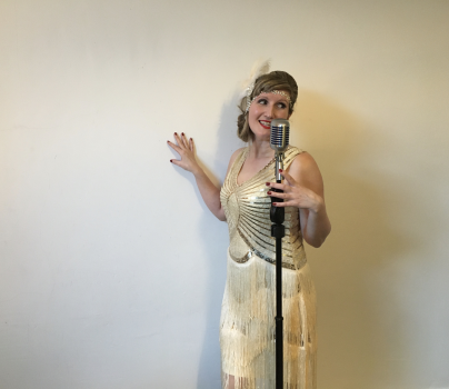 Poppy Holiday Gatsby  & Vintage Singer