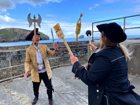 Danger Pirate or Viking Juggling Show