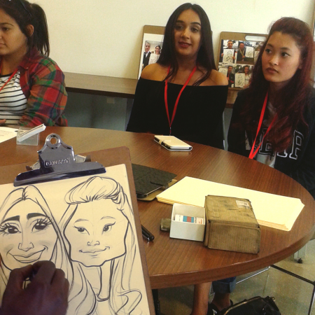 Live pen ink caricatures - Photo 3