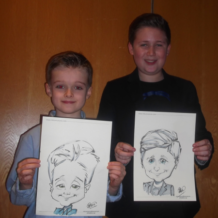 Live pen ink caricatures - Photo 4