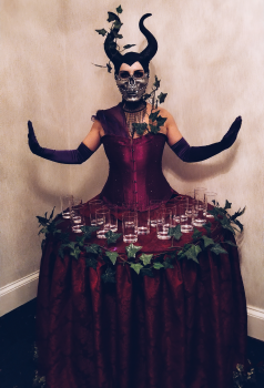Human Living Drinks Champagne Table